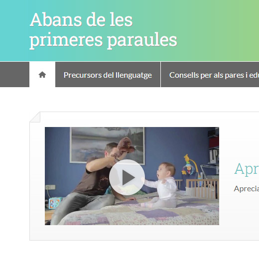 img Abans de les primeres paraules